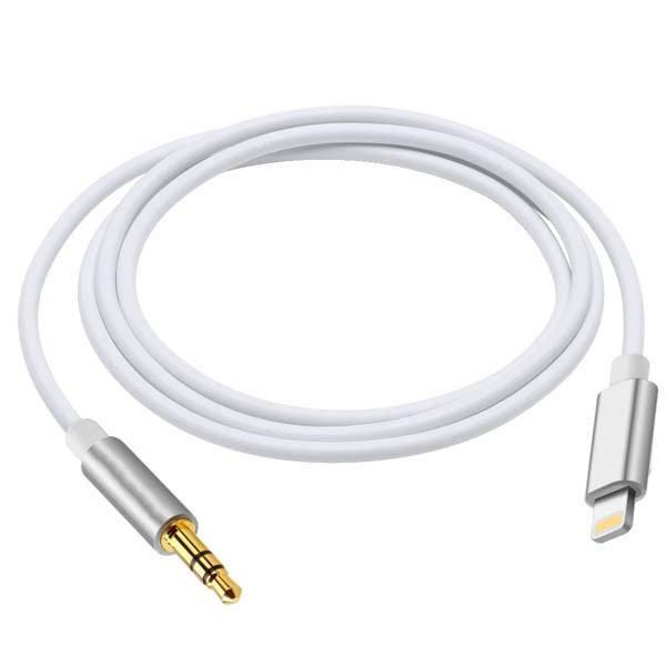 AUX KIN KY-122 Lightning 3.5mm Audio Extension cable - Image 2