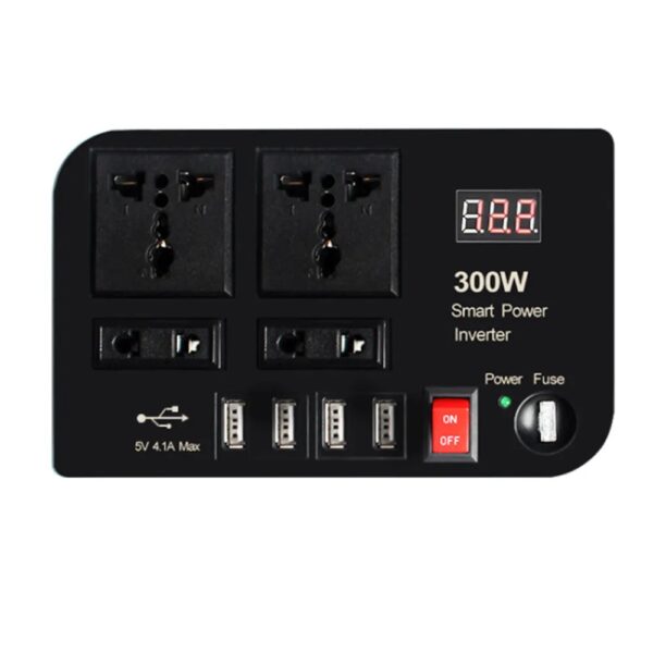 Авто инвертор TEN SPACE E8982 12V-220V 300W - Image 2