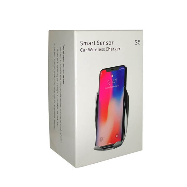 Автодержатель S5 Smart Sensor с беспроводной зарядкой - Image 2