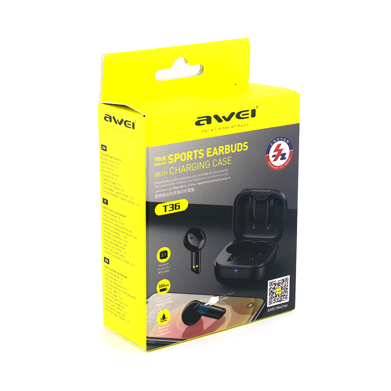 Bluetooth наушники AWEI T36 TWS Bluetooth - Image 6
