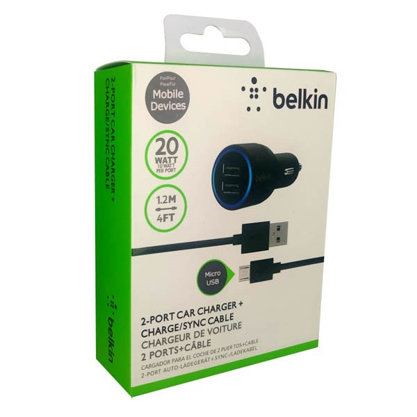 АЗУ Belkin 2USB Micro - Image 4