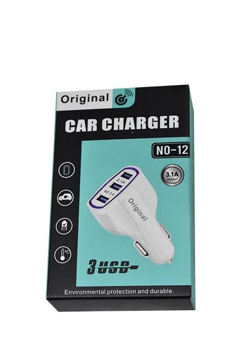 АЗУ CAR CHARGER NO-12 3USB 3.1A - Image 2