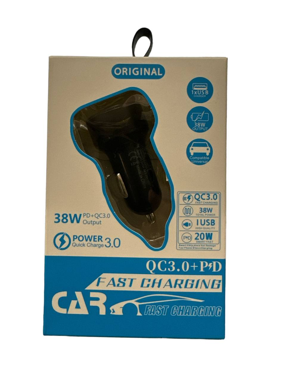 АЗУ CAR CHARGER PA-300 QC3.0 + PD 38W