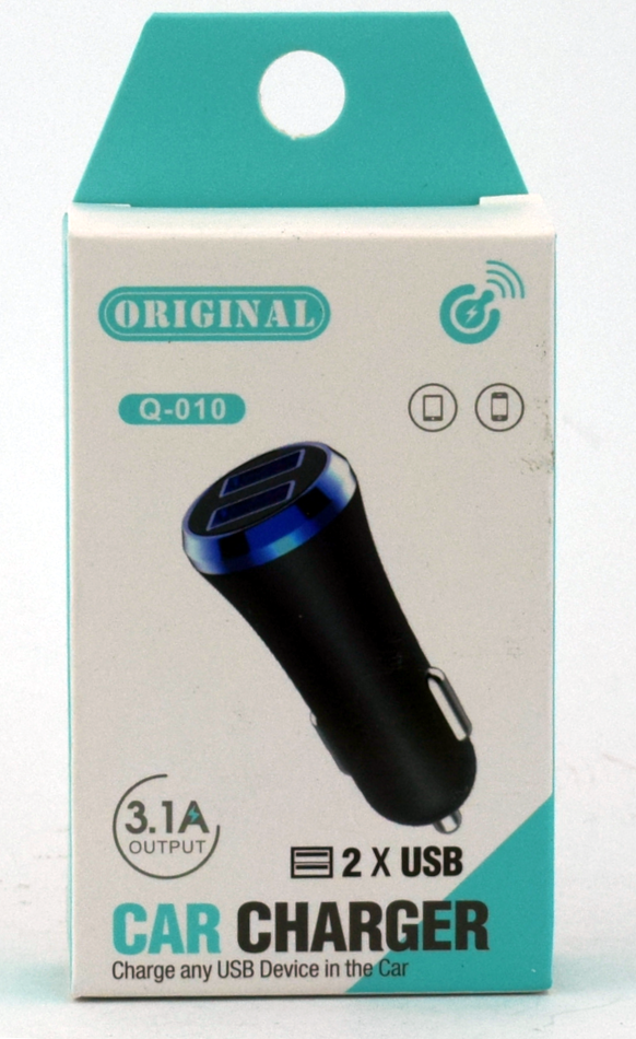 АЗУ CAR CHARGER Q-010 2USB 3.1A - Image 2