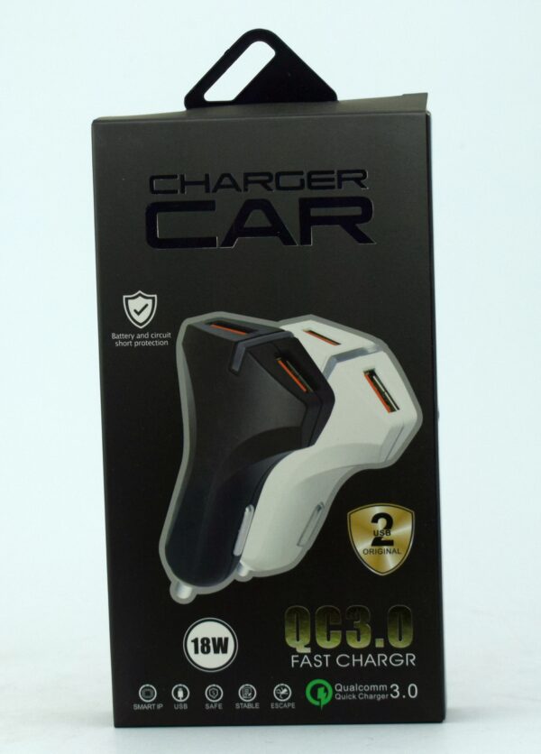 АЗУ CHARGER CAR 2USB 18W QC3.0 ZD-689