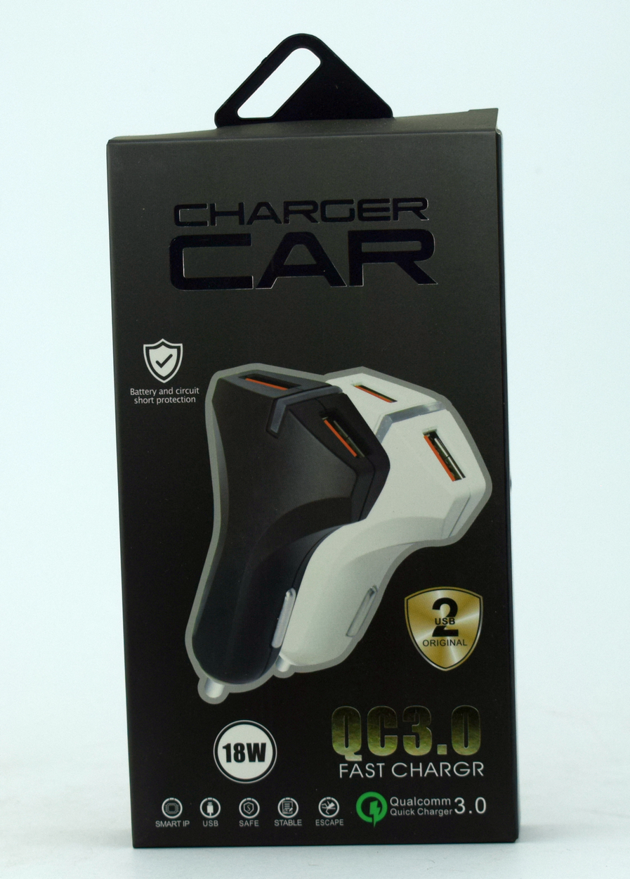 АЗУ CHARGER CAR 2USB 18W QC3.0 ZD-689