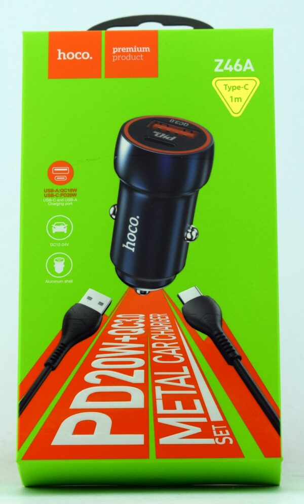 АЗУ HOCO Z46A PD20W+ QC3.0 Type-C