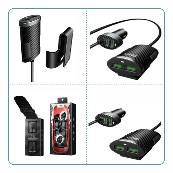 АЗУ LDNIO C502 4USB 5.1A - Image 3