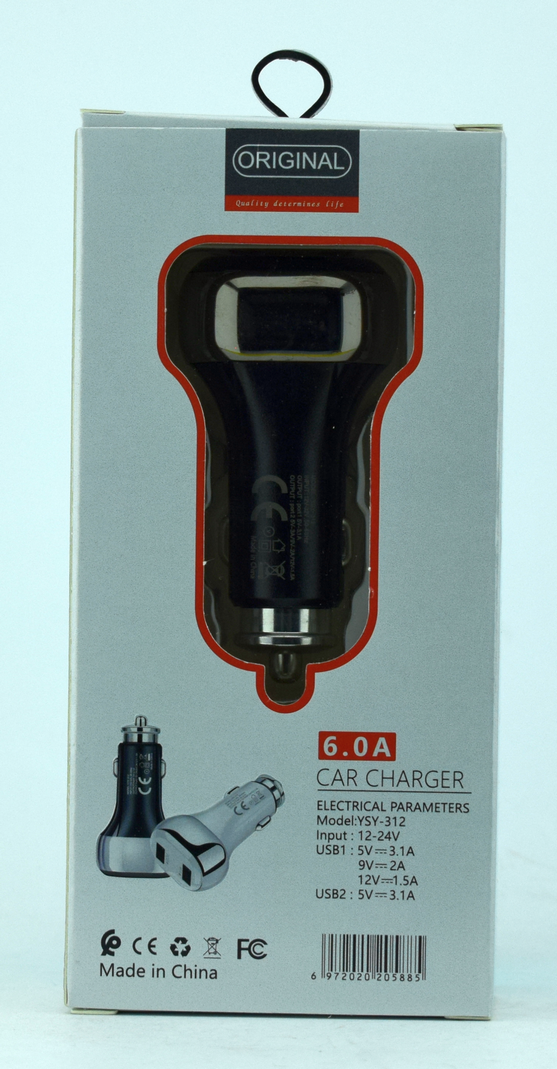 АЗУ Original 2USB+USB-C YSY-312 - Image 2