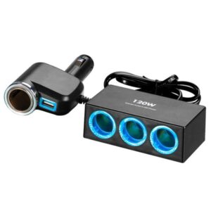 АЗУ разветвитель Olesson 1527 USB 12V/24V
