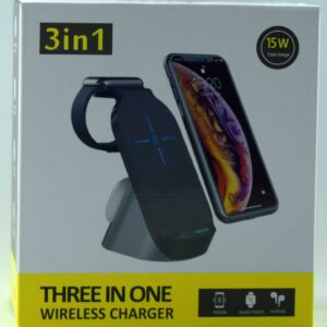 Беспроводная зарядка H18 WIRELESS CHARGER 3в1 15W