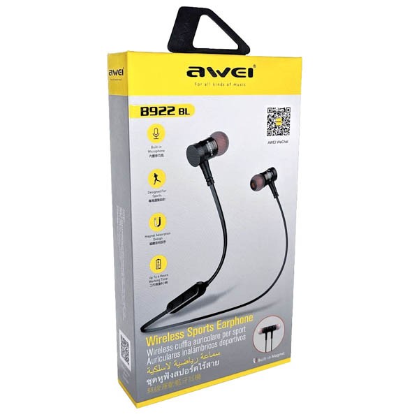 Bluetooth наушники AWEI B922 BL - Image 4