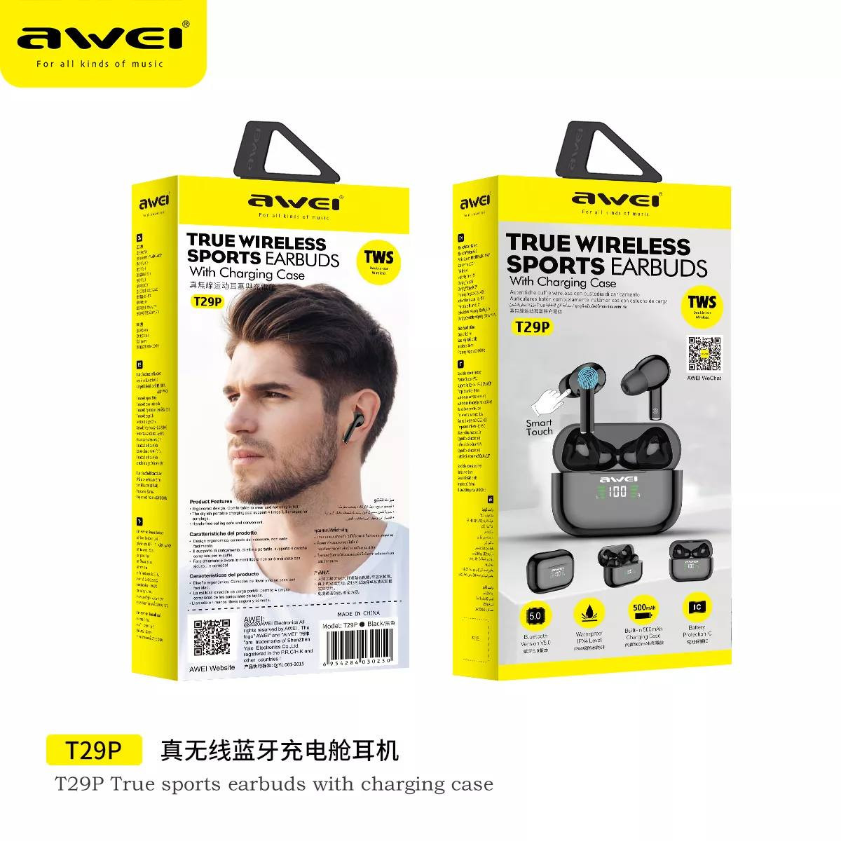 Bluetooth наушники AWEI T29P TWS Bluetooth