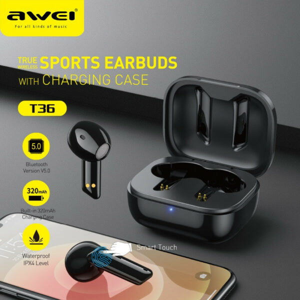 Bluetooth наушники AWEI T36 Bluetooth