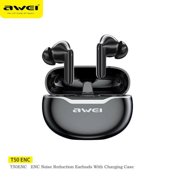 Bluetooth наушники AWEI T50 ENC Bluetooth - Image 2