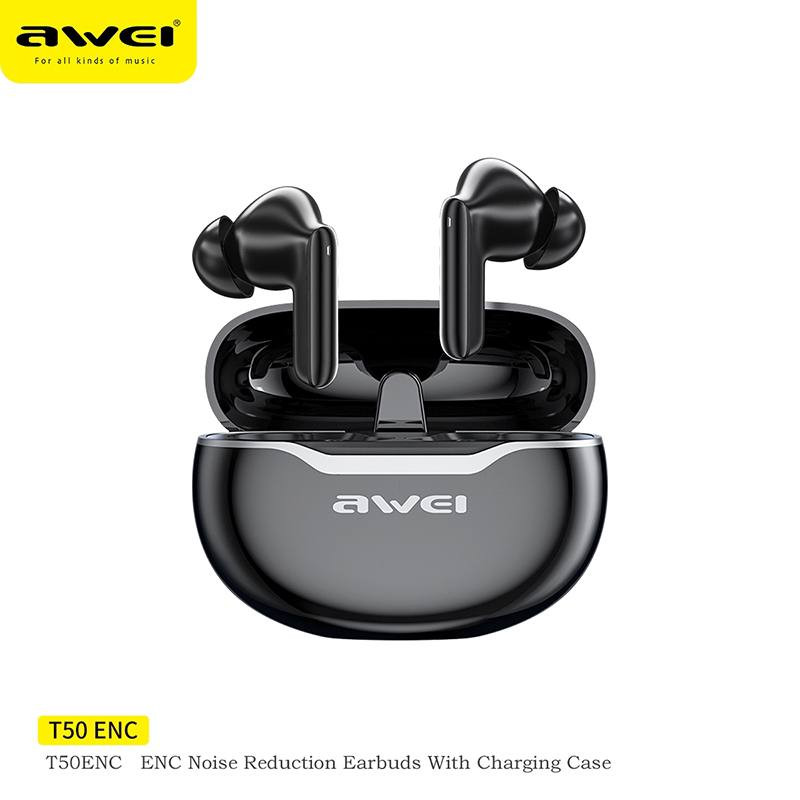 Bluetooth наушники AWEI T50 ENC Bluetooth - Image 2