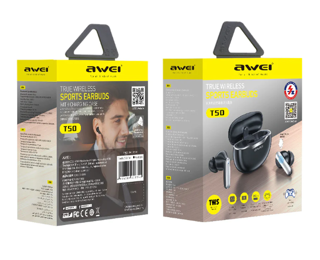 Bluetooth наушники AWEI T50 TWS Bluetooth