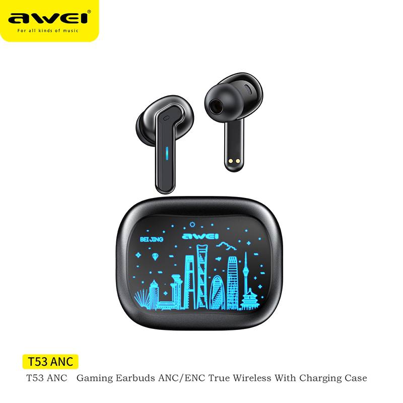 Bluetooth наушники AWEI T53 ANC - Image 4