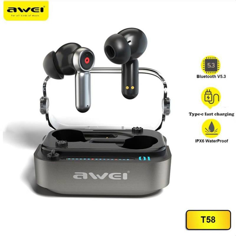 Bluetooth наушники AWEI T58 TWS Bluetooth - Image 2
