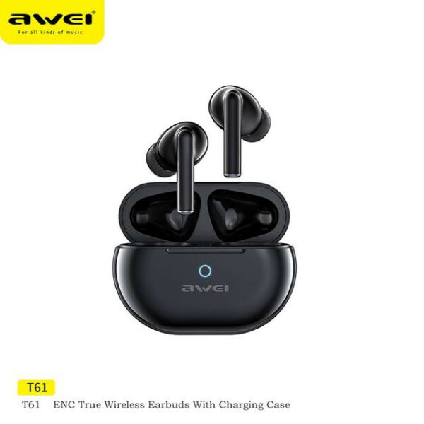Bluetooth наушники AWEI T61 ENC Bluetooth - Image 2