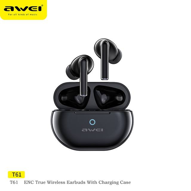 Bluetooth наушники AWEI T61 ENC Bluetooth - Image 2