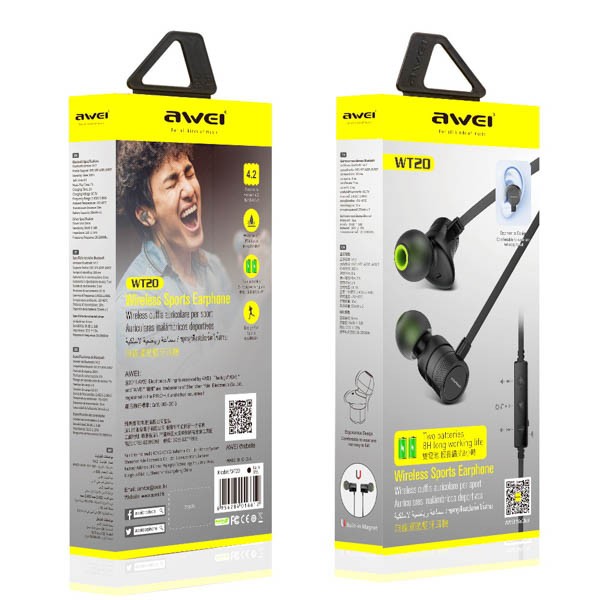 Bluetooth наушники AWEI WT20 - Image 6