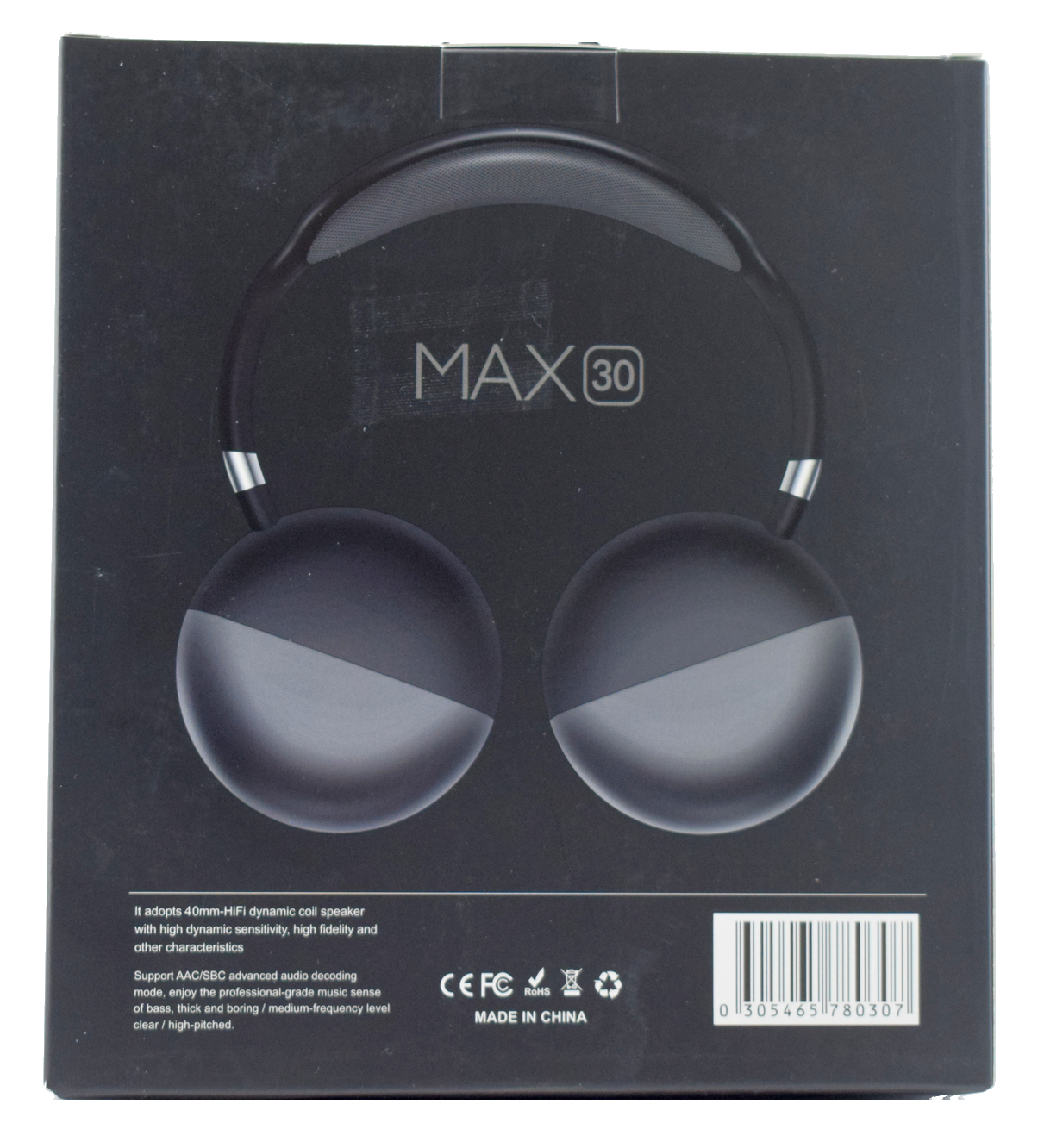 Bluetooth наушники MAX30 накладные - Image 2