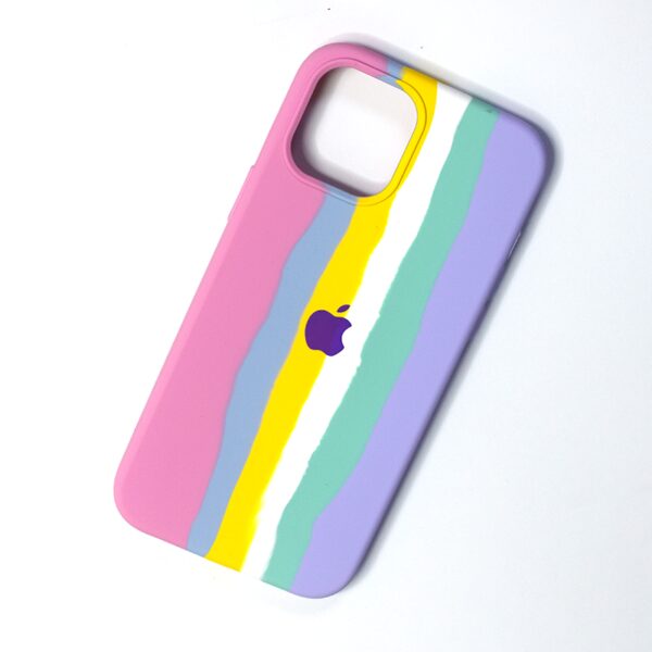 Чехол силиконовый CASE RAINBOW - iPhone 12 Pro Max - Image 3