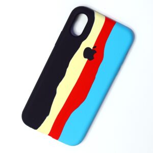 Чехол силиконовый CASE RAINBOW - iPhone X - XS
