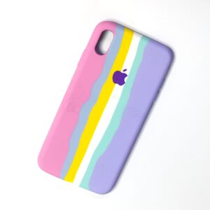 Чехол силиконовый CASE RAINBOW - iPhone XS Max