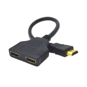 Кабель HDMI-2*HDMI 30см