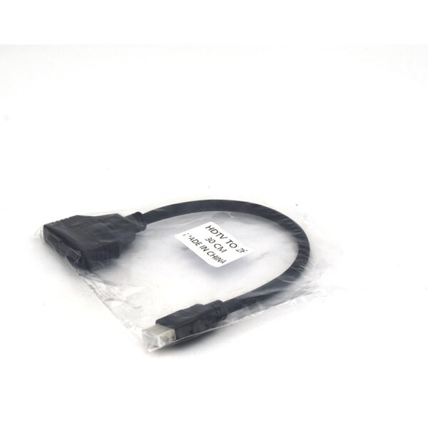 Кабель HDMI-2*HDMI 30см - Image 3