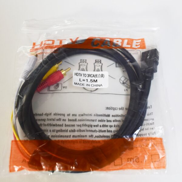 Кабель HDTV TO 3RCA 1.5м (в пакете) - Image 4