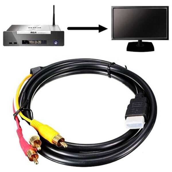 Кабель HDTV TO 3RCA 1.5м (в пакете) - Image 2