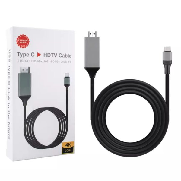 Кабель TYPE-C-HDMI HDTV 4K 2m - Image 2