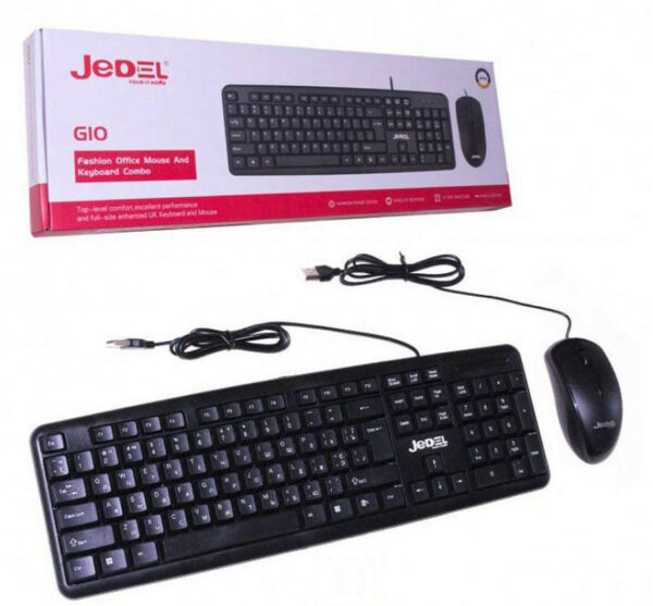 Клавиатура Проводная Jedel G10 + мышь