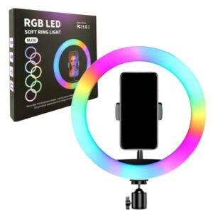 Кольцевая лампа 36cm MJ-36 RGB без штатива