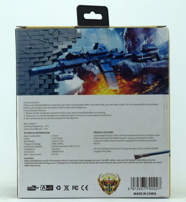 Наушники для ПК FULLTECH B12 с микрофоном - Image 2