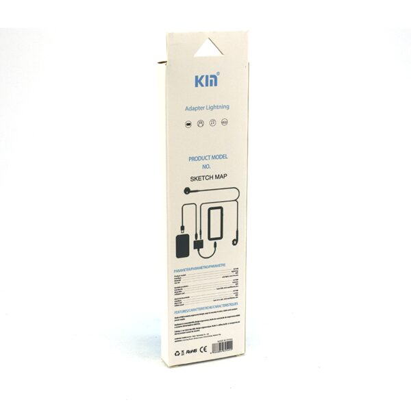 Переходник KIN KY-159 Adapter Lightning + 3.5 2B1 - Image 3