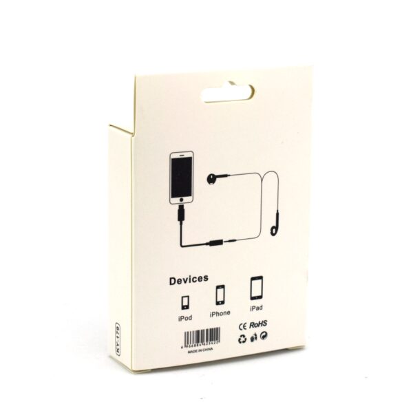 Переходник KIN KY-179 (Lightning to Jack 3.5mm) - Image 2