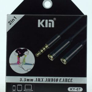 Переходник KIN KY- 67 (аудио сплиттер) на 2 KM