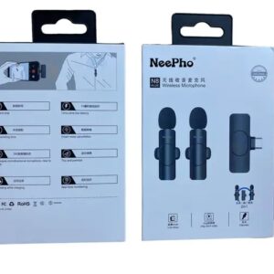 Петличный беспроводной микрофон NeePho 2 в 1 Lightning