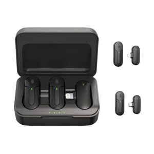Петличный двойной микрофон K83iPhone с кейсом
