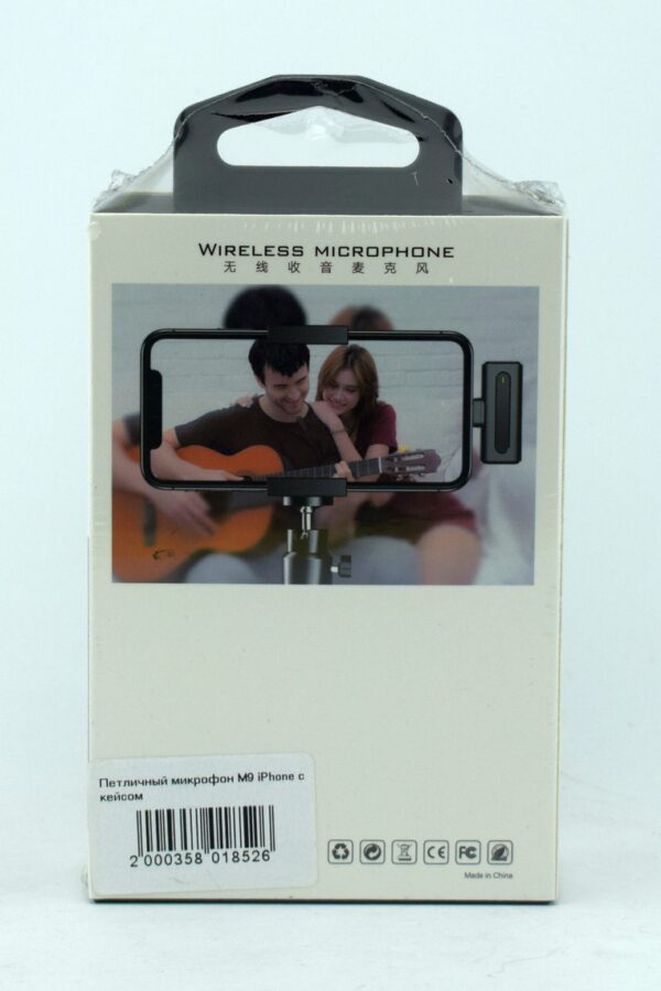 Петличный микрофон M9 iPhone с кейсом - Image 2