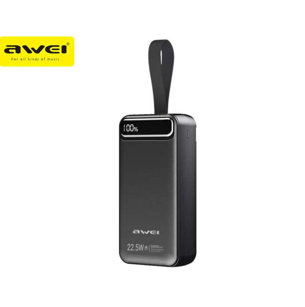 Power Bank AWEI P-126K 30000 mAh 22.5W - Image 3