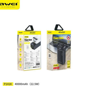 Power Bank AWEI P-141K 40000 mAh 22.5W