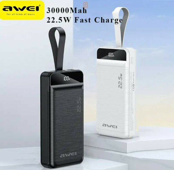 Power Bank AWEI P-141K 40000 mAh 22.5W - Image 3