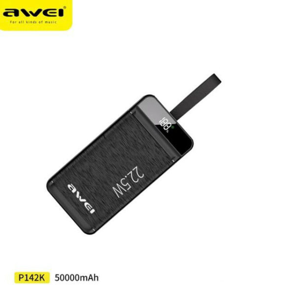 Power Bank AWEI P-142K 50000 mAh 22.5W - Image 3
