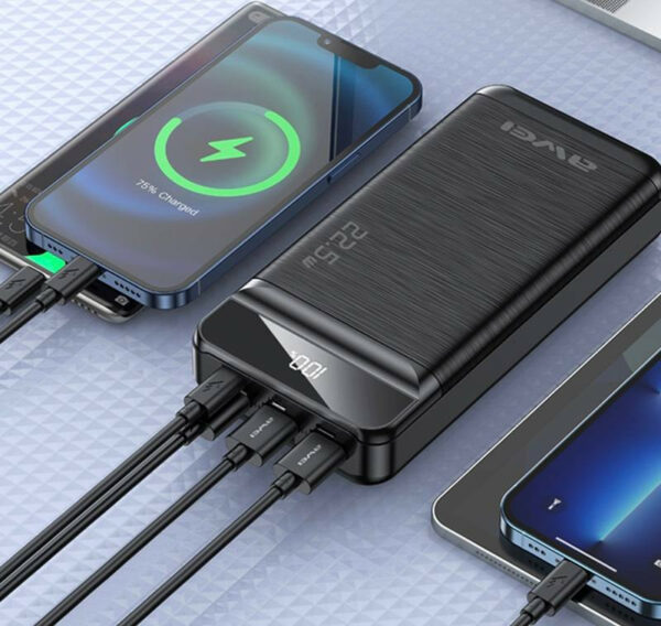Power Bank AWEI P-142K 50000 mAh 22.5W - Image 4