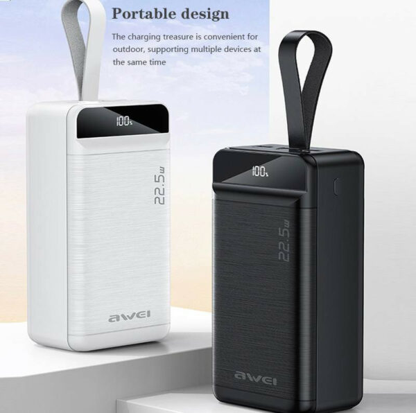 Power Bank AWEI P-142K 50000 mAh 22.5W - Image 2